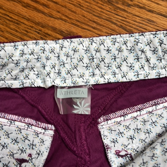 NWOT Athlea corduroy Capri pants - Picture 2 of 5